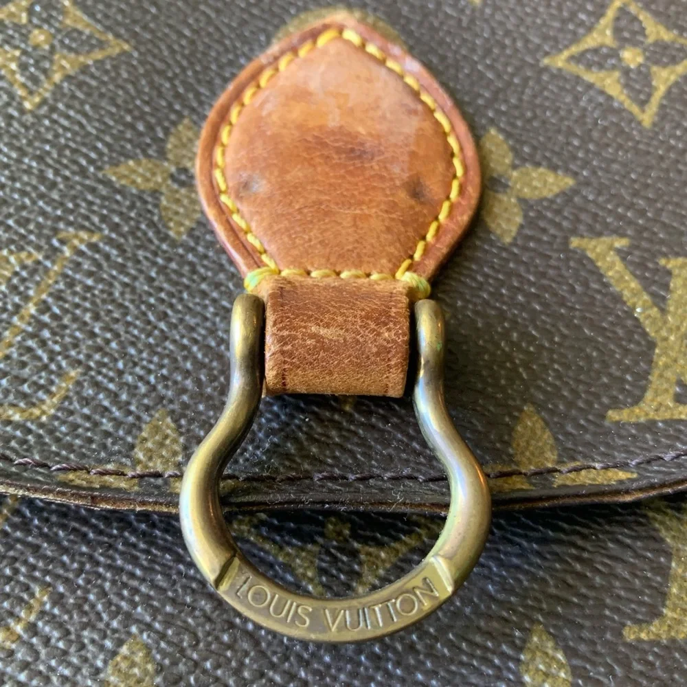 Louis Vuitton Authentic Vintage Leather Saint Cloud PM Monogram Crossbody Bag - Picture 4 of 16